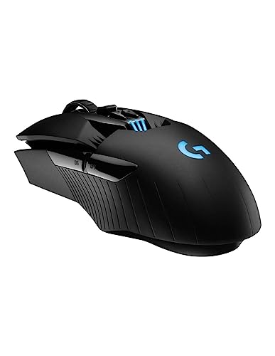 Logitech G903 LIGHTSPEED kabellose Gaming-Maus mit HERO 25K DPI Sensor, Wireless Verbindung, 140+ Stunden Akkulaufzeit, LIGHTSYNC RGB, POWERPLAY-kompatibel, PC/Mac - Schwarz von Logitech G