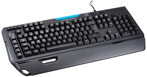 Logitech G910 Orion Spectrum mechanische Gaming-Tastatur, Taktile Romer-G Switches, RGB-Beleuchtung, 9 Programmierbare G-Tasten, Anti-Ghosting, ARX-Zweitbildschirm Feature, UK QWERTY-Layout - Schwarz von Logitech G