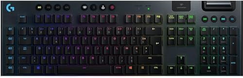 Logitech G915 LIGHTSPEED kabellose mechanische Gaming-Tastatur, Taktiler GL-Tasten-Switch mit flachem Profil, Französisches AZERTY Layout - Carbon von Logitech G