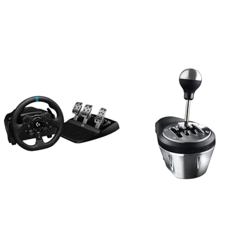Logitech G923 TRUEFORCE Gaming & Thrustmaster TH8A Shifter – Realistische High-End-Gangschaltung von Logitech G