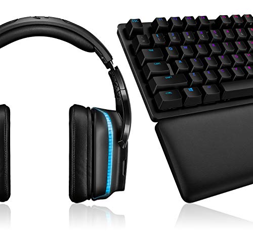 Logitech G935 kabelloses Gaming-Headset mit LIGHTSYNC RGB, 7.1 Surround Sound + Logitech G513 mechanische Gaming-Tastatur, GX-Brown Taktile Switches, RGB-Beleuchtung von Logitech G