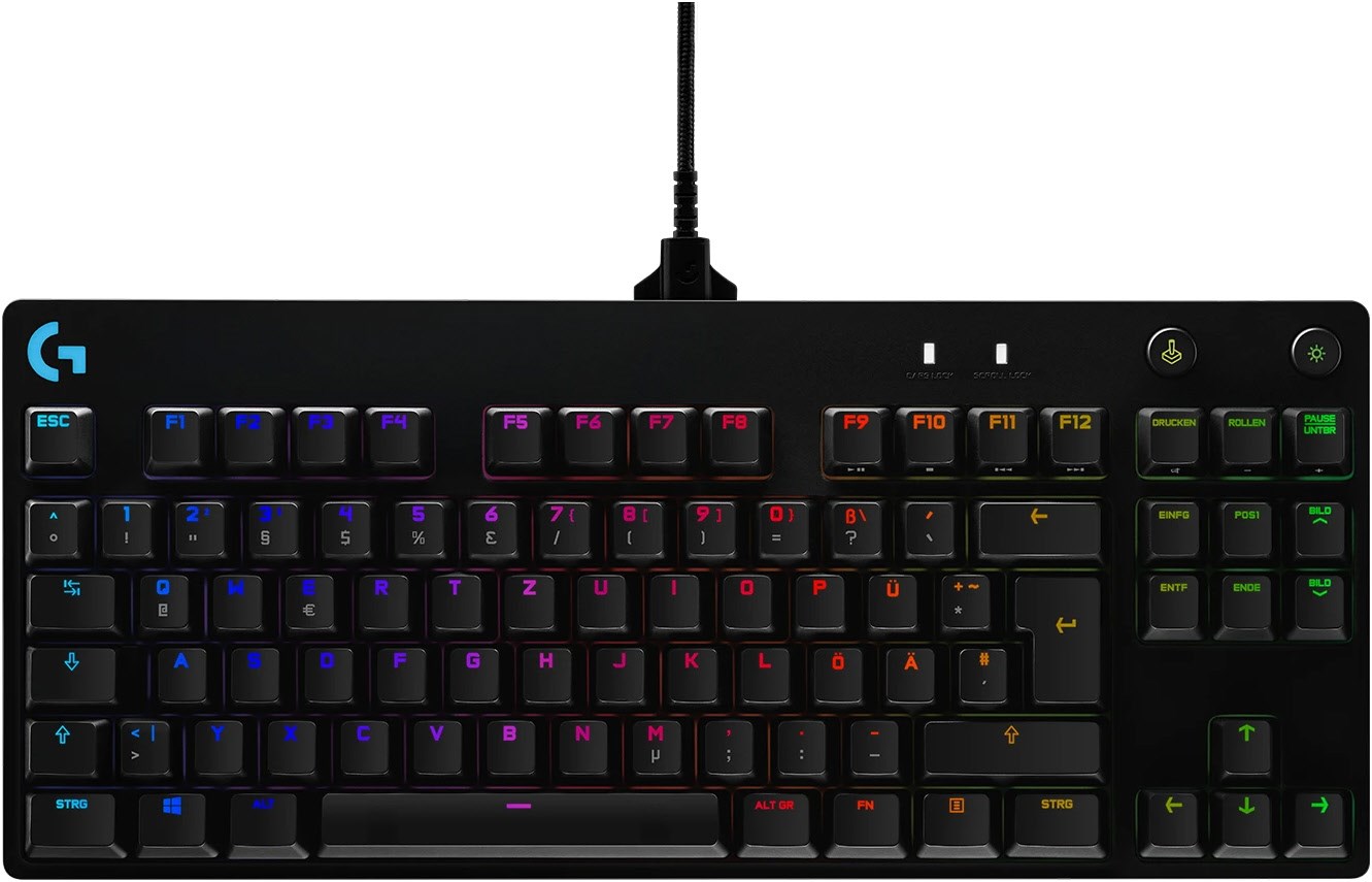 PRO Clicky (DE) Gaming Tastatur schwarz von Logitech G