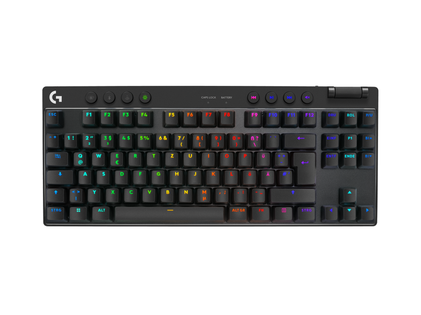 PRO X TKL LIGHTSPEED Gaming-Tastatur - Schwarz Deutsch (Qwertz) Tactile von Logitech G