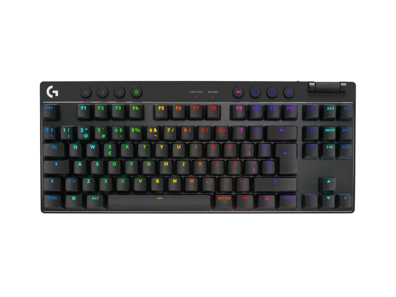 PRO X TKL LIGHTSPEED Gaming-Tastatur - Schwarz Español (Qwerty) Tactile von Logitech G