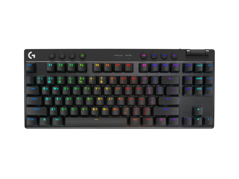 PRO X TKL LIGHTSPEED Gaming-Tastatur - Schwarz Schweiz / Schweizer (Qwertz) Tactile von Logitech G