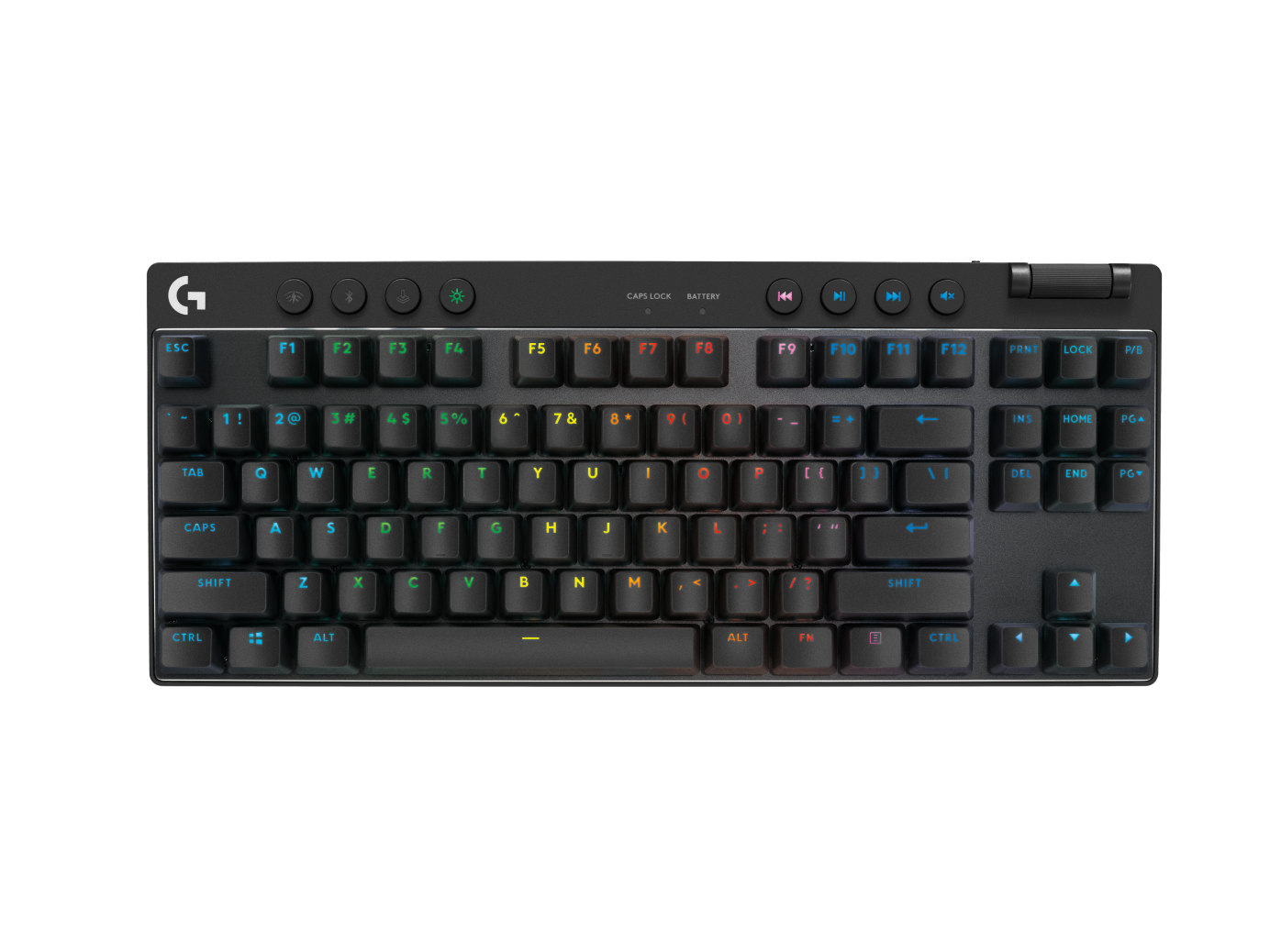 PRO X TKL LIGHTSPEED Gaming-Tastatur - Schwarz US-International Linear von Logitech G