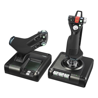 Logitech G X52 Pro Flight Control System Schubregler und Stick von Logitech Gaming
