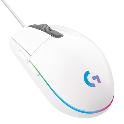 Logitech G203 LIGHTSYNC Kabelgebundene Gaming Maus Weiß von Logitech Gaming