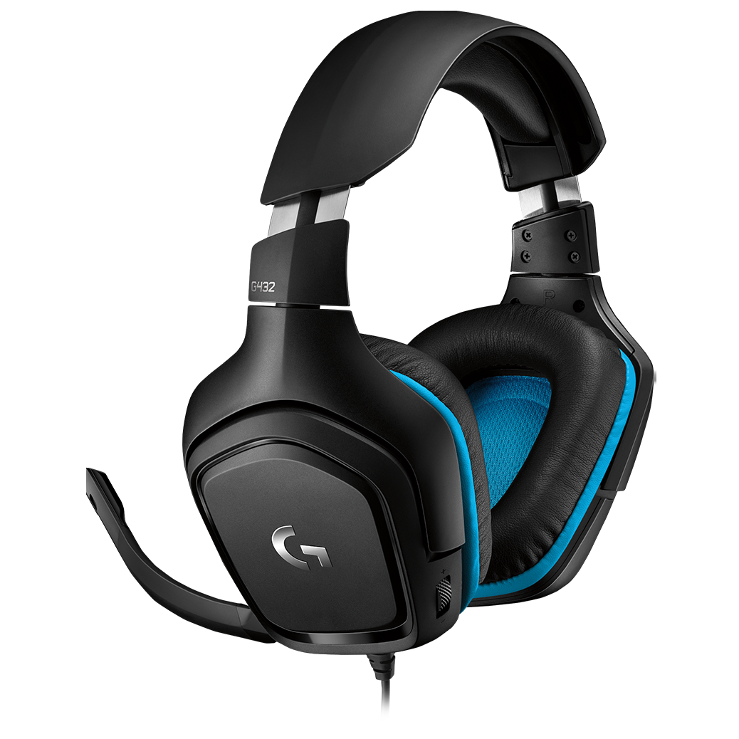 Logitech G432 Gaming Headset - Kabelgebundenes 7.1 Surround Sound Gaming Headset von Logitech Gaming