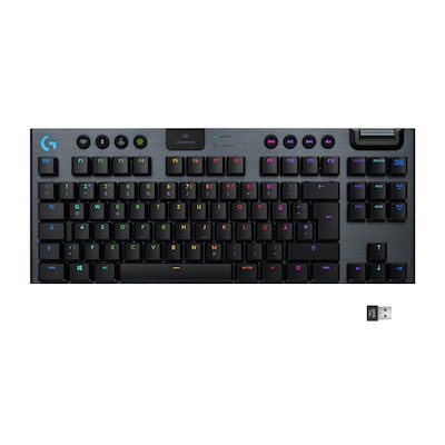 Logitech G915 TKL LIGHTSPEED Clicky Kabellose Mechanische RGB Gaming Tastatur von Logitech Gaming