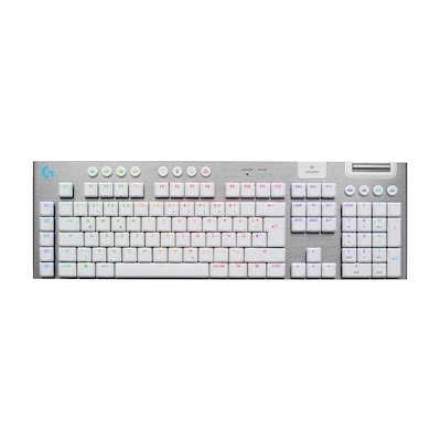 Logitech G915 X LIGHTSPEED Tactile-Switches, Weiß, Tri-Mode-Konnektivität, KEYCONTROL, mechanische GL-Schalter und LIGHTSYNC RGB Logitech G915 X LIGHTSPEED Tactile-Switches, Weiß, Tri-Mode-Konnektivität, KEYCONTROL, mechanische GL-Schalter und LIGHTSYNC RGB von Logitech Gaming