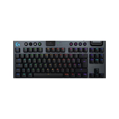 Logitech G915 X LIGHTSPEED TKL, Linear-Switches, Schwarz, Tri-Mode-Konnektivität, KEYCONTROL, mechanische GL-Schalter und LIGHTSYNC RGB von Logitech Gaming
