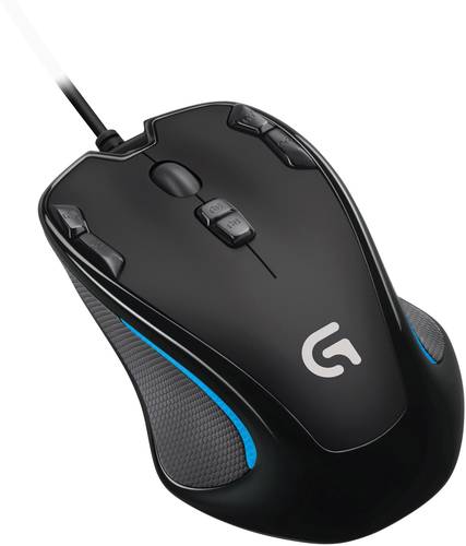 Logitech Gaming G300s Gaming-Maus USB Optisch Schwarz 9 Tasten 2500 dpi Integrierter Profilspeicher von Logitech Gaming