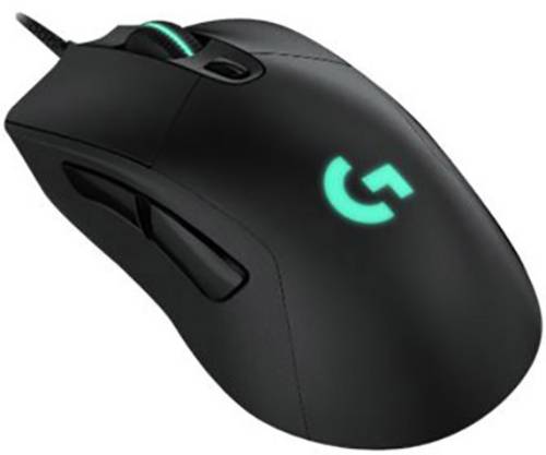 Logitech Gaming G403 Hero Maus USB Optisch Schwarz 6 Tasten 25000 dpi Beleuchtet, Gewichts-Tuning von Logitech Gaming