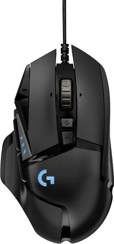 Logitech Gaming G502 HERO Gaming-Maus USB Optisch Schwarz 11 Tasten 25600 dpi Beleuchtet, Gewichts-T von Logitech Gaming