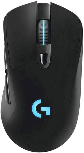 Logitech Gaming G703 Lightspeed Gaming-Maus Funk Optisch Schwarz 6 Tasten 16000 dpi Beleuchtet, Wied von Logitech Gaming