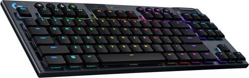 Logitech Gaming G915 TACTILE Kabellos Gaming-Tastatur US-Englisch, QWERTY Schwarz von Logitech Gaming