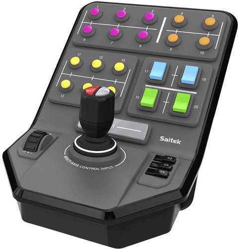 Saitek Logitech Gaming Farm Sim Vehicle Side Panel Steuerpult USB PC Grau von Logitech Gaming