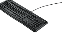 Logitech K120 Corded Keyboard Tastatur Büro USB QWERTY US International Schwarz von Logitech Niederlande