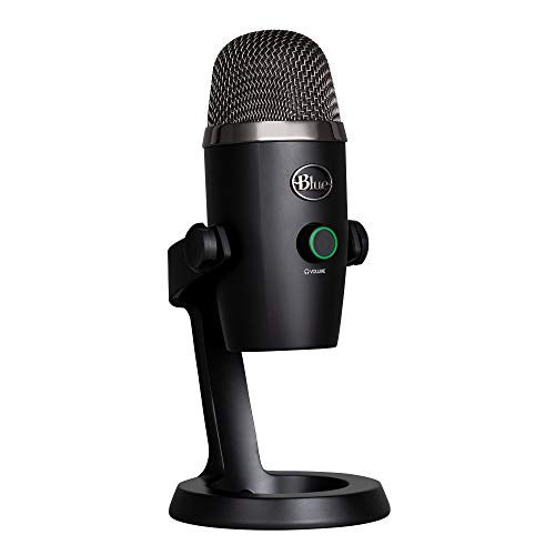 Blue Yeti Nano Premium USB-Mikrofon für Aufnahmen, Streaming, Gaming, Podcasting auf PC und Mac, Mit Blue VO!CE-Effekten, Nieren- und Kugelcharakteristik, Latenzfreies Monitoring - Schwarz von Logitech for Creators