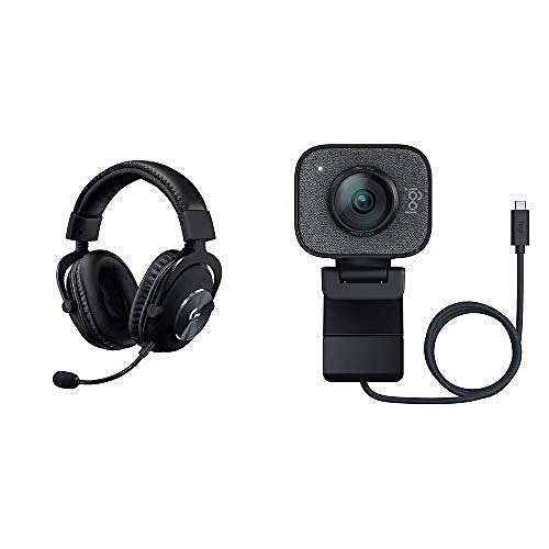 Logitech G PRO X (2. Generation) Gaming-Headset + Logitech Streamcam für Live Streaming und Inhaltserstellung in Full HD von Logitech for Creators