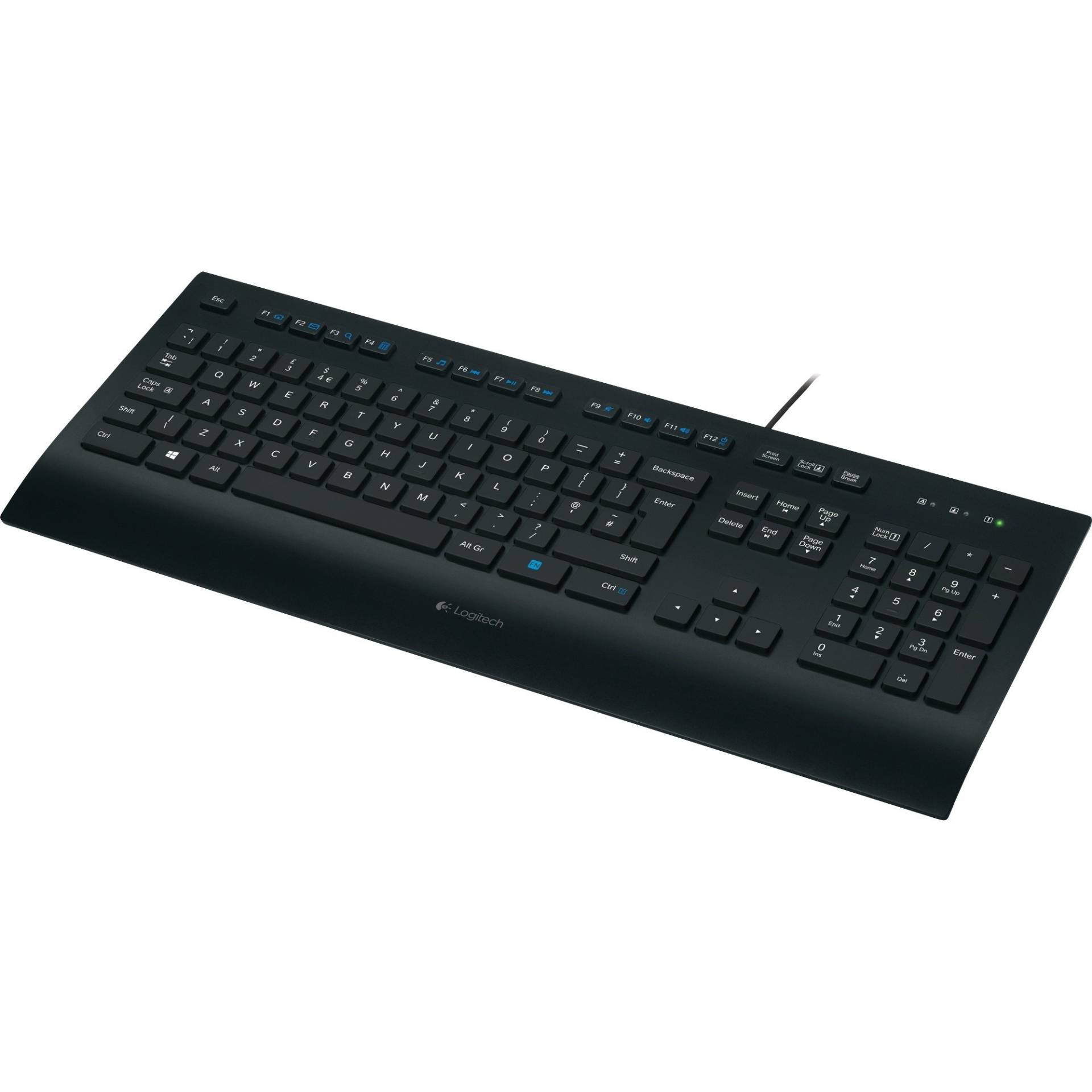 K280e Corded, Tastatur von Logitech