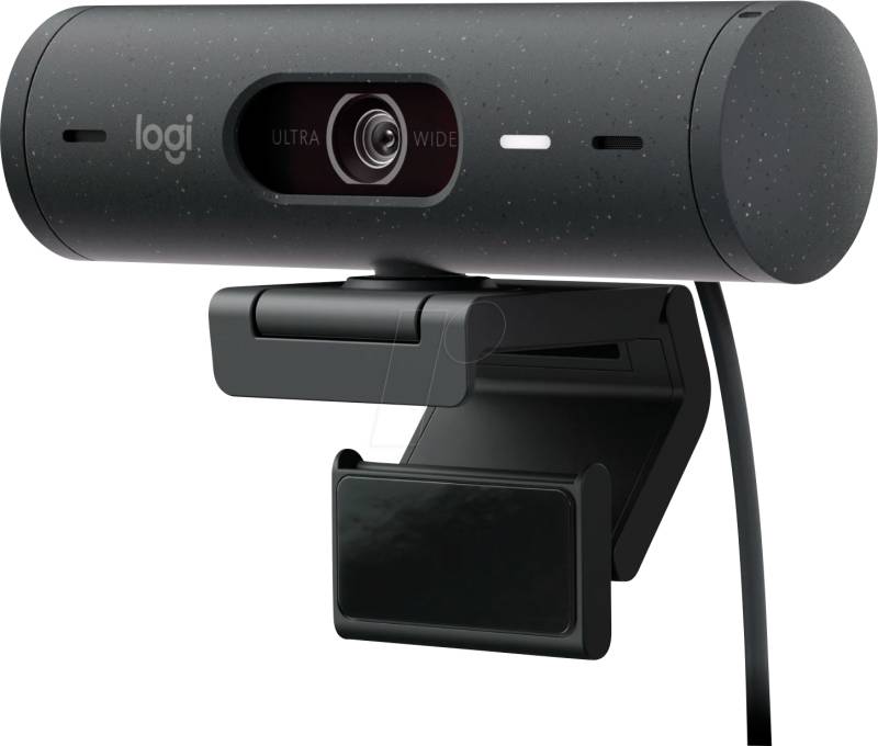 LOGITECH B500 SW - Webcam, Full HD, 1080p, Logitech BRIO 500, grafit von Logitech