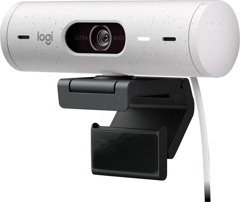 LOGITECH B500 WS - Webcam, Full HD, 1080p, Logitech BRIO 500, grauweiß von Logitech