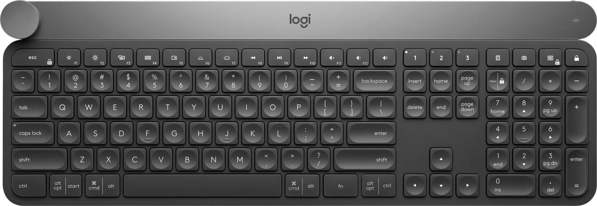 LOGITECH CRAFT - Funk-Tastatur, USB/Bluetooth, Craft Advanced Keyboard von Logitech