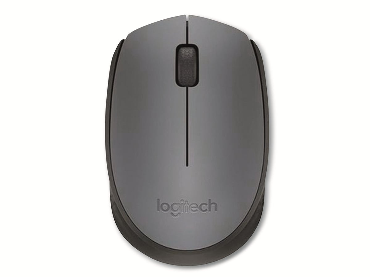 LOGITECH Funkmaus M170, 1000 dpi, 3 Tasten, grau von Logitech