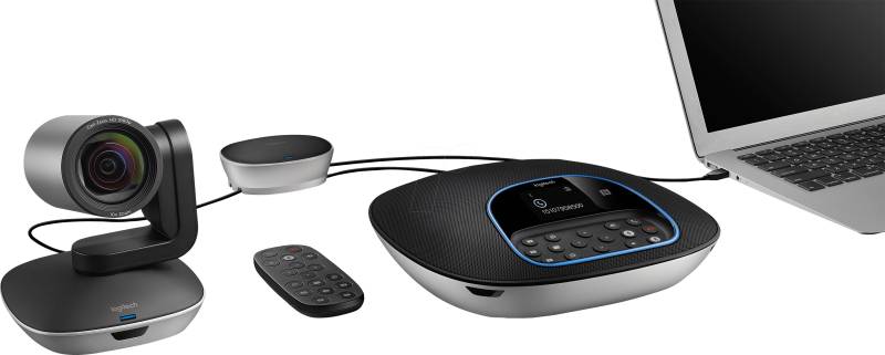 LOGITECH GROUP - Videokonferenzsystem, bis 20 Teilnehmer von Logitech