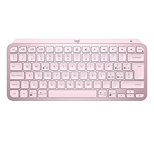 LOGITECH - INPUT DEVICES MX Keys Mini WRLS Illumin.Keyb Rose - ITA - MEDITER, 920-010812 von Logitech