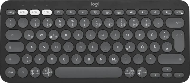 LOGITECH K380SSW - Funk-Tastatur, Bluetooth, schwarz, Win/Mac/Android von Logitech