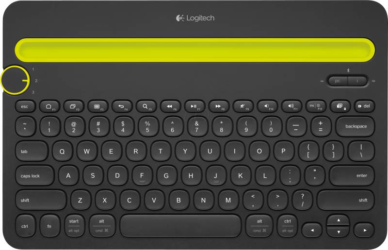 LOGITECH K480 - Funk-Tastatur, Bluetooth, schwarz, Win/Mac/Android von Logitech