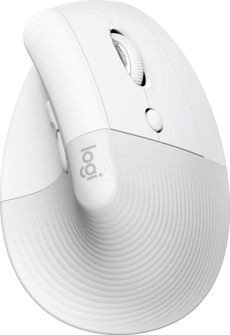 LOGITECH LIFTWS - Maus (Mouse), Logi Bolt/Bluetooth, Lift, grau-weiß von Logitech