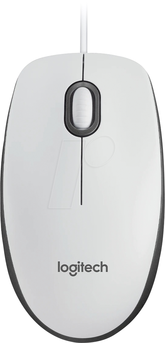 LOGITECH M100WS - Maus (Mouse), Kabel, weiß von Logitech