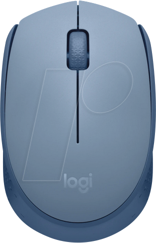 LOGITECH M171 BG - Maus (Mouse), Funk, M171, blau-grau von Logitech