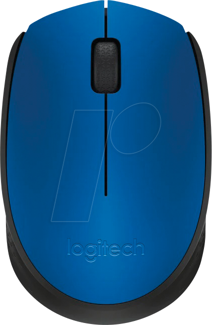 LOGITECH M171 BL - Maus (Mouse), Funk, M171, blau von Logitech