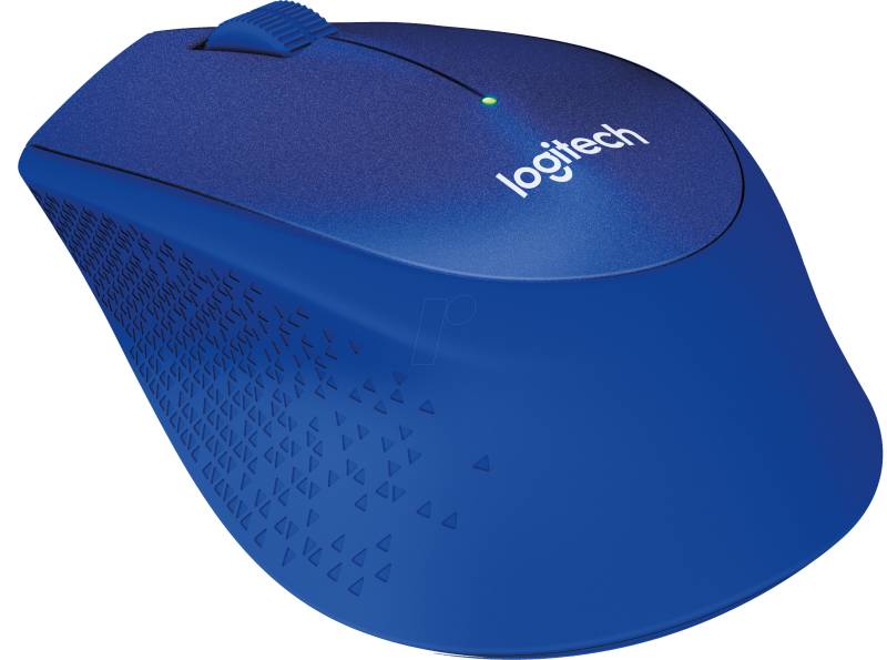 LOGITECH M330 BL - Maus (Mouse), Funk, blau von Logitech