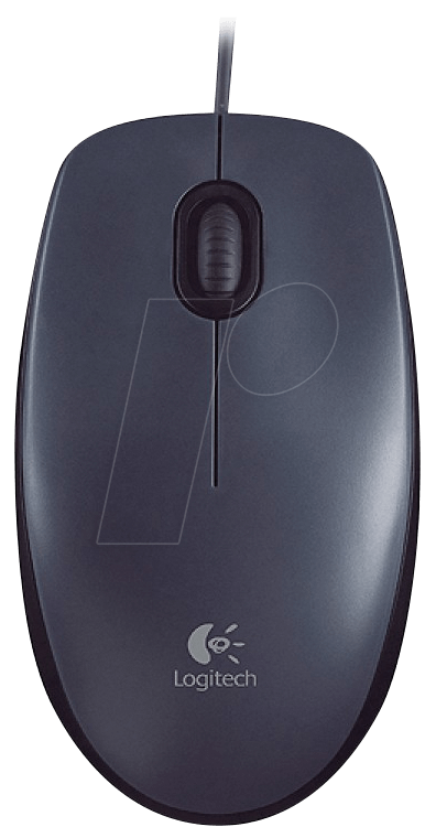 LOGITECH M90 - Maus (Mouse), Kabel, schwarz von Logitech