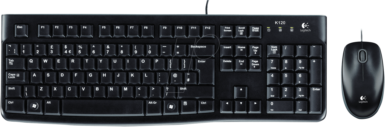 LOGITECH MK120 - Tastatur-/Maus-Kombination, USB, schwarz LOGITECH MK120 - Tastatur-/Maus-Kombination, USB, schwarz von Logitech