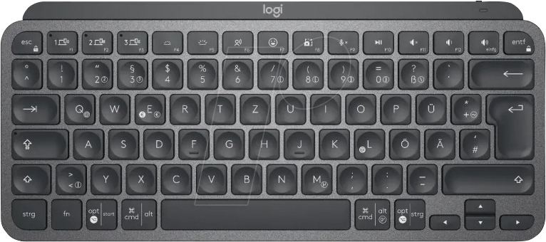 LOGITECH MXKM SW - Funk-Tastatur, Bluetooth, MX Keys Mini, schwarz von Logitech