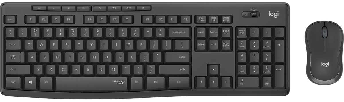LOGITECH Tastatur- und Mausset MK295 Silent Combo LOGITECH Tastatur- und Mausset MK295 Silent Combo von Logitech