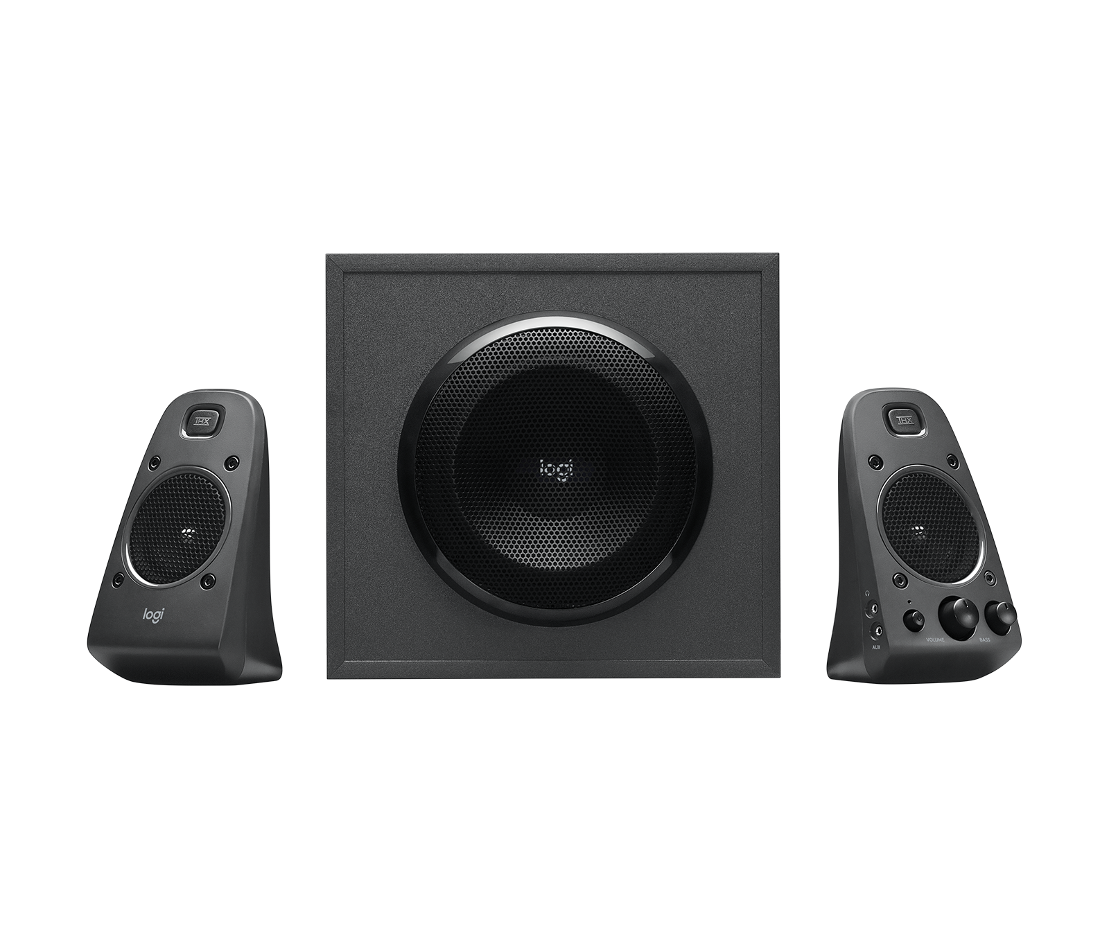 Lautsprechersystem Z625 mit Subwoofer und optischem Eingang Kraftvoller THX-Sound - Schwarz Lautsprechersystem Z625 mit Subwoofer und optischem Eingang Kraftvoller THX-Sound - Schwarz von Logitech