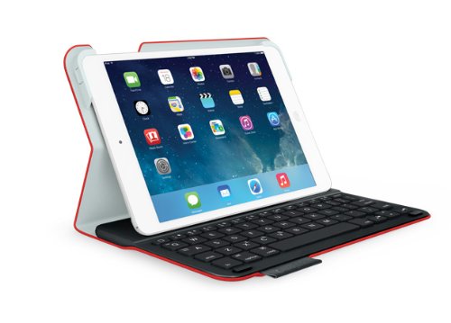 Logitech 920-006141 Schutzhülle für Tablet (Rückenlehne, Apple, Apple iPad Mini Apple iPad Mini mit Retina-Display, 20,1 cm (7,9 Zoll), 285 g, Rot) von Logitech