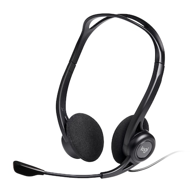 Logitech 960 Stereo USB-A Headset (Bulk) - Mikrofon mit Geräuschunterdrückung, Windows®, macOS, Chrome OS™ von Logitech