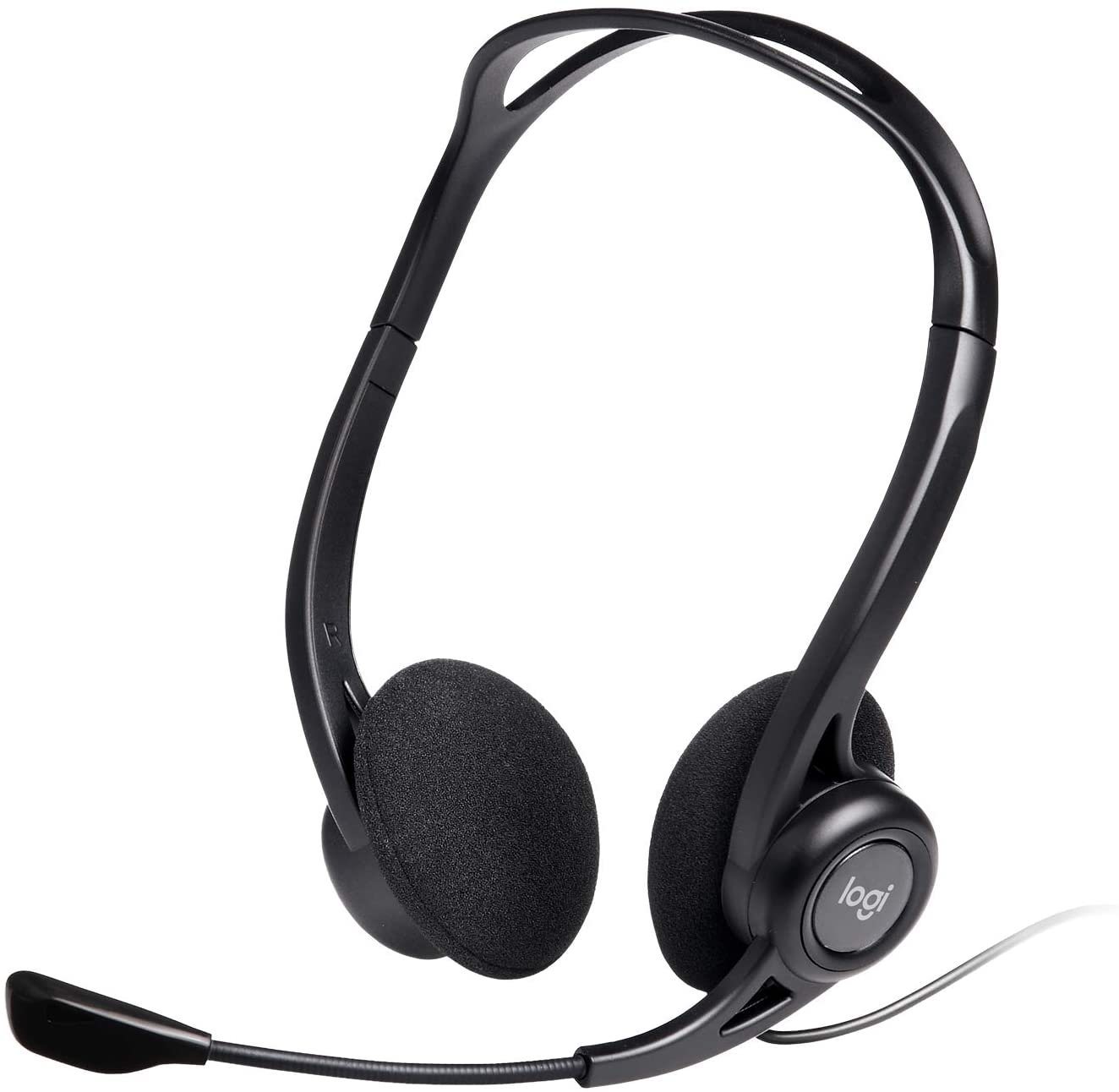 Logitech 960 Kopfhörer Verstellbares Mikrofon mit Rauschunterdrückung Headset von Logitech