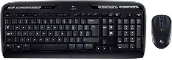 Logitech B-Ware Tastatur-Maus-Set Logitech Wireless Desktop MK330 von Logitech