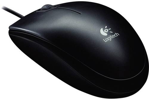 Logitech B100 Maus USB Optisch Schwarz 3 Tasten 800 dpi Logitech B100 Maus USB Optisch Schwarz 3 Tasten 800 dpi von Logitech