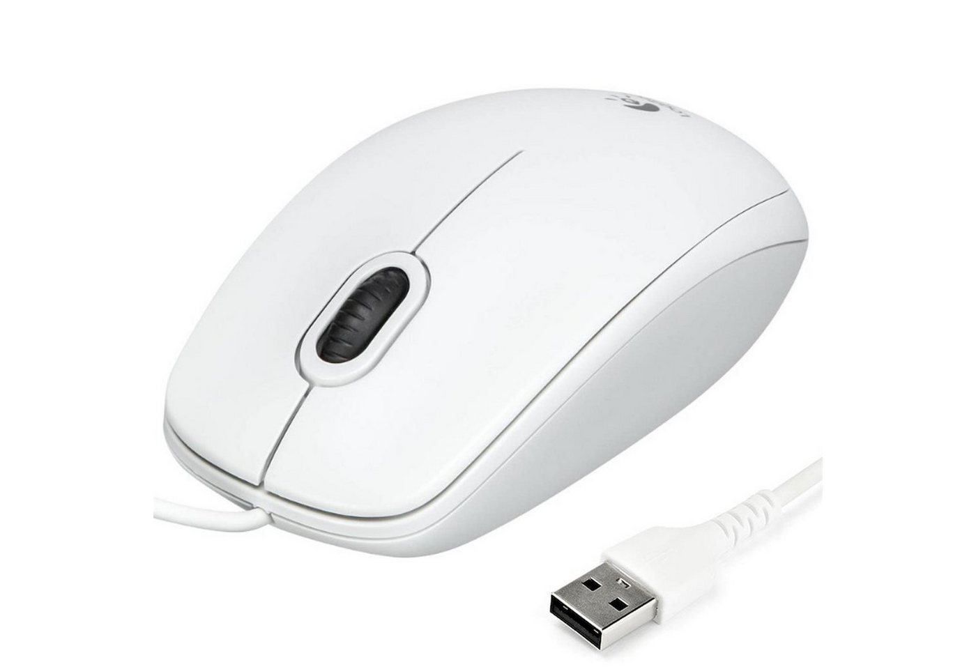 Logitech B100 USB Mäuse (kabelgebunden, Plug&Play, optischer Maussensor, 3 Tasten mit Scrollrad) von Logitech